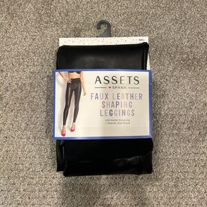 Assets Spanx Faux Leather Shaping Leggings. Never Been Worn.